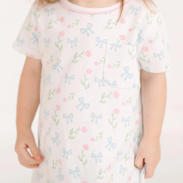 Evelyn's Classic NIghtdress - Sky Blue Girl Pajamas Magnolia Baby 