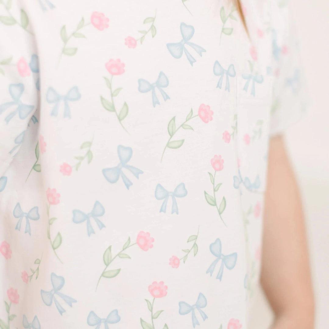 Evelyn's Classic NIghtdress - Sky Blue Girl Pajamas Magnolia Baby 