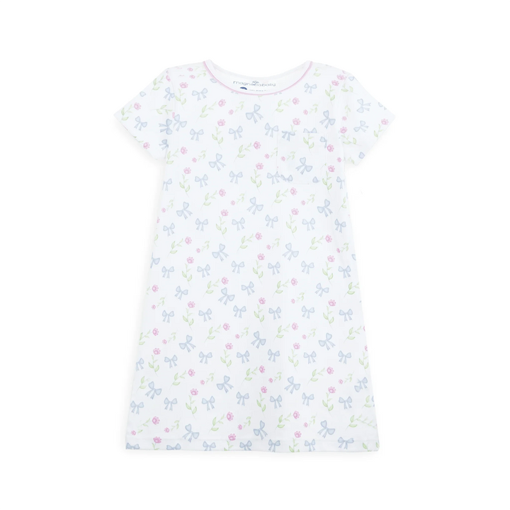 Evelyn's Classic NIghtdress - Sky Blue Girl Pajamas Magnolia Baby 