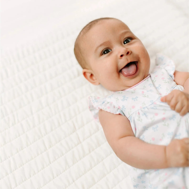 Evelyn's Classic Print Bubble - Sky Blue Girl Bubble Magnolia Baby 