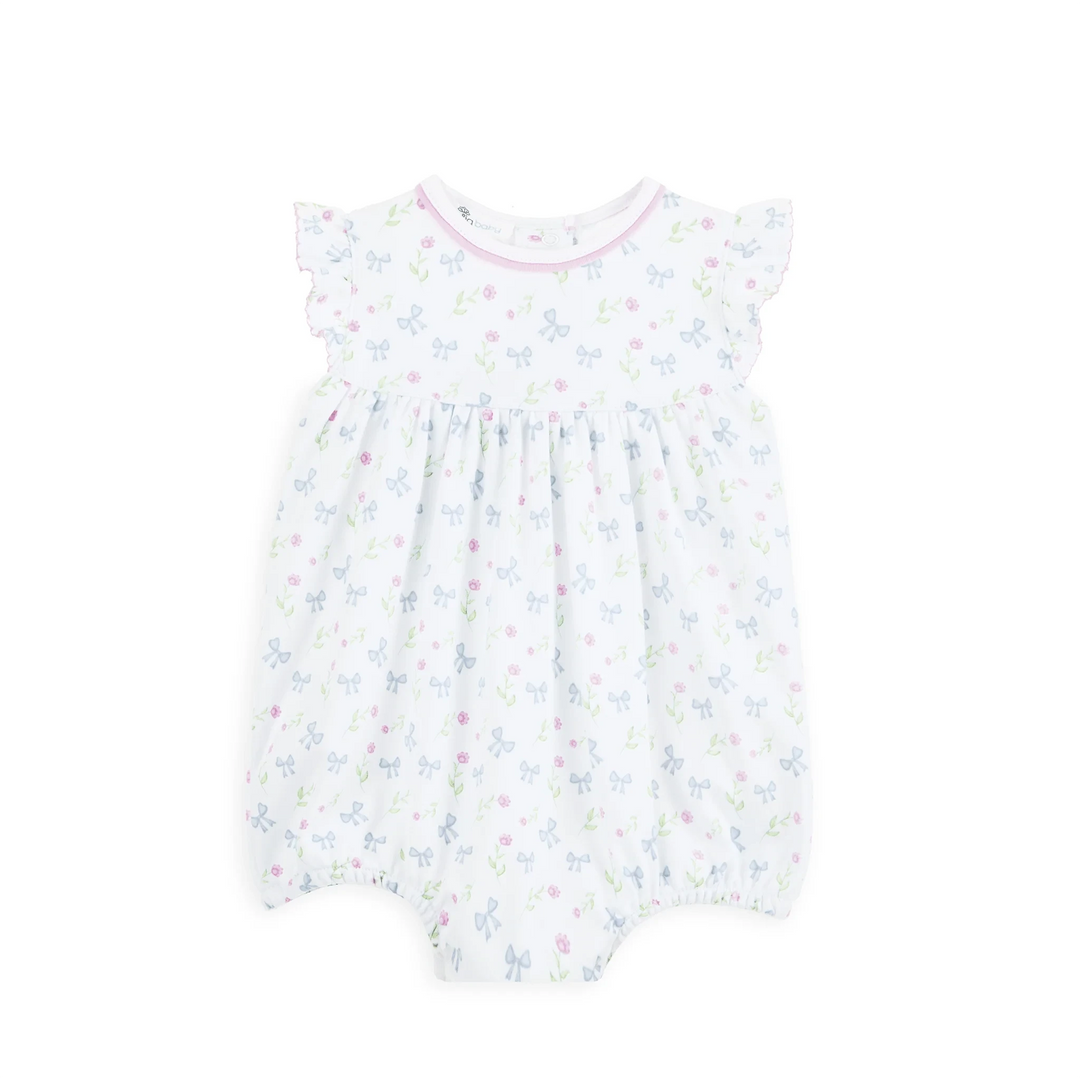 Evelyn's Classic Print Bubble - Sky Blue Girl Bubble Magnolia Baby 