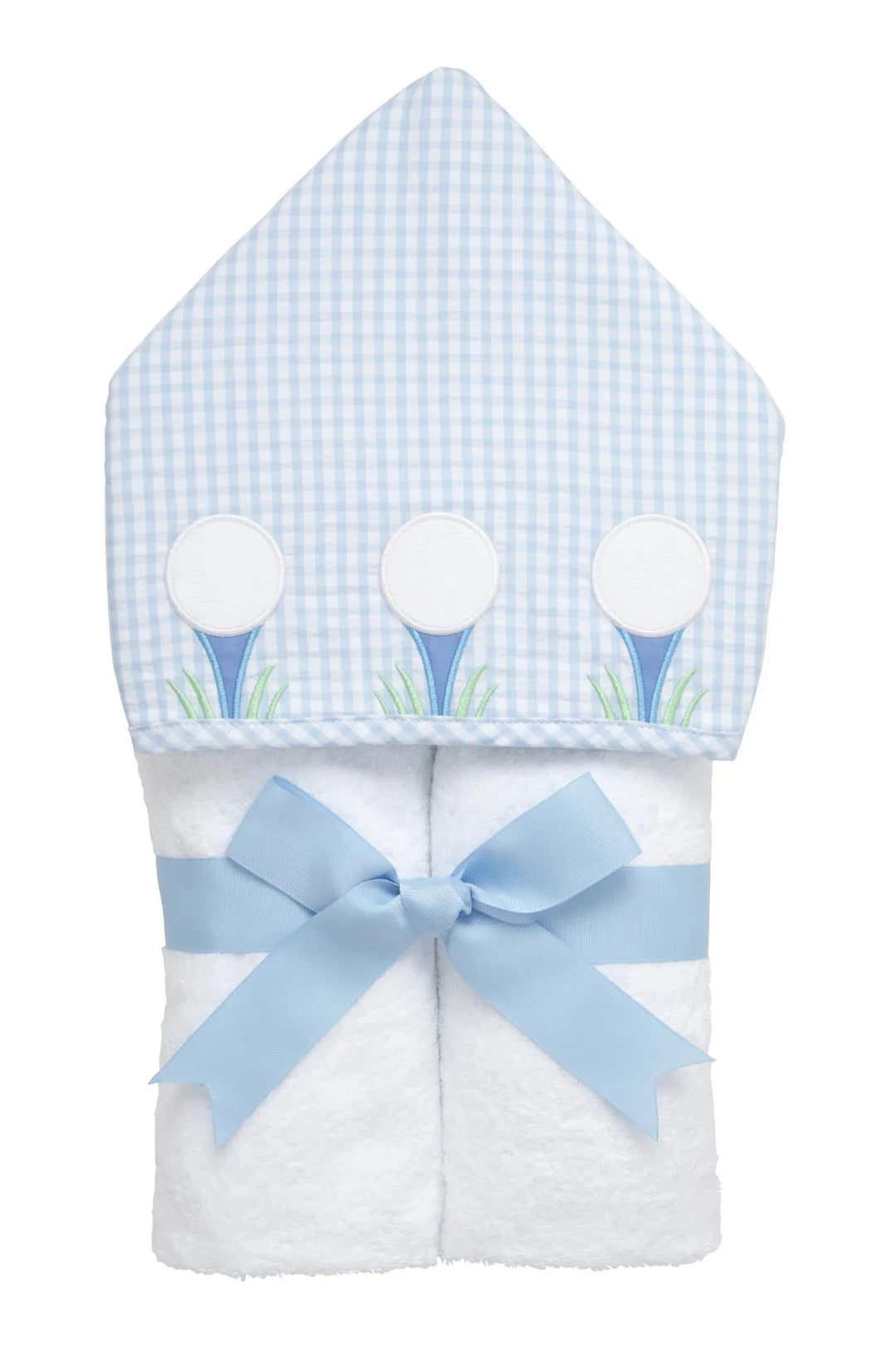 Every Kid Hooded Towel - Applique Hooded Bath Towels 3 Marthas Blue Golf 
