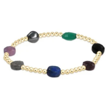 Extends - Admire Gold 3mm Bead Bracelet - Gemstones Womens Bracelet ENewton Hot Mess 
