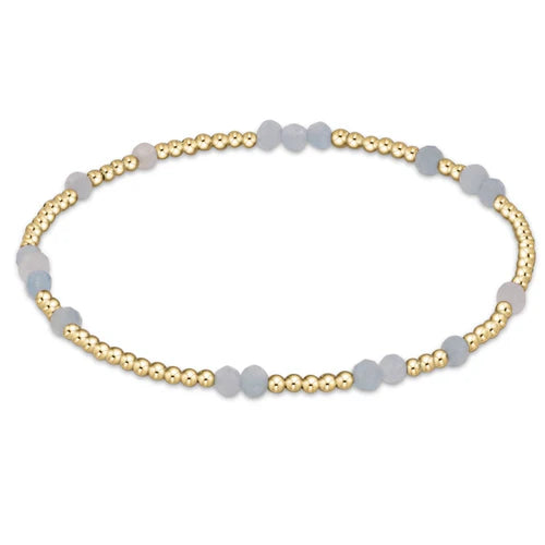 Extends - Hope Unwritten Gemstone Bracelet Womens Bracelet ENewton Aquamarine 
