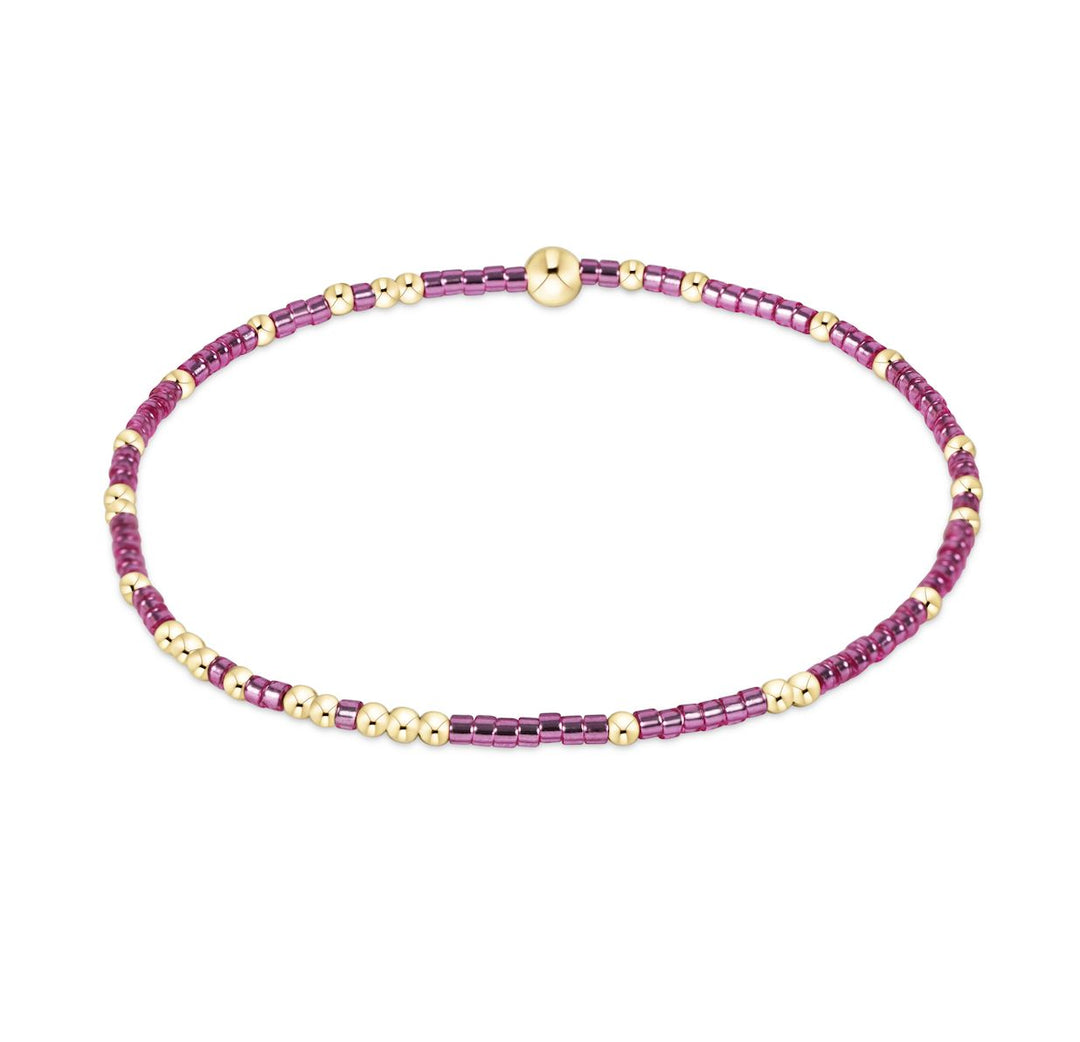 Extends - Hope Unwritten - Solids Womens Bracelet ENewton Pink Metallic 