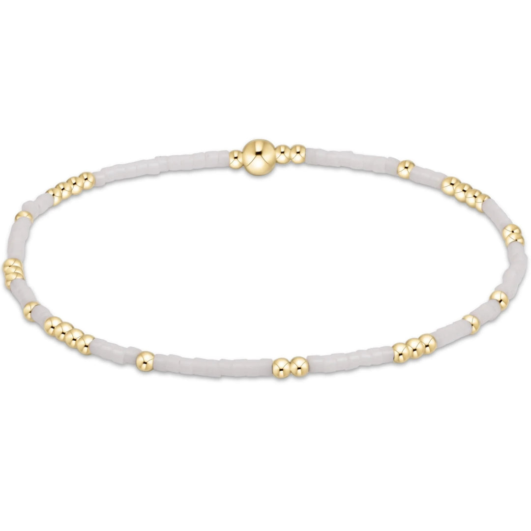 Extends - Hope Unwritten - Solids Womens Bracelet ENewton White 