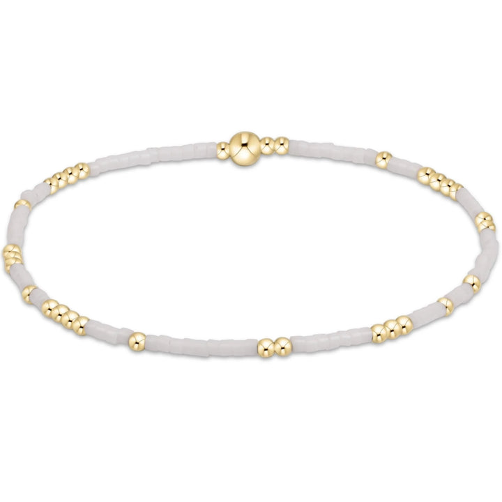 Extends - Hope Unwritten - Solids Womens Bracelet ENewton White 