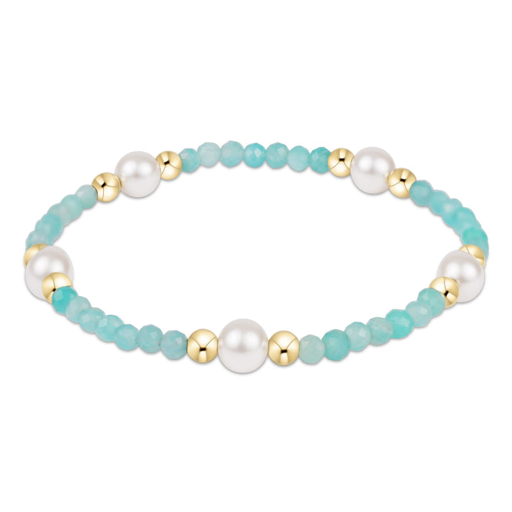 Extends - Purpose Pearl Gemstone Bracelets Womens Bracelet ENewton Amazonite 