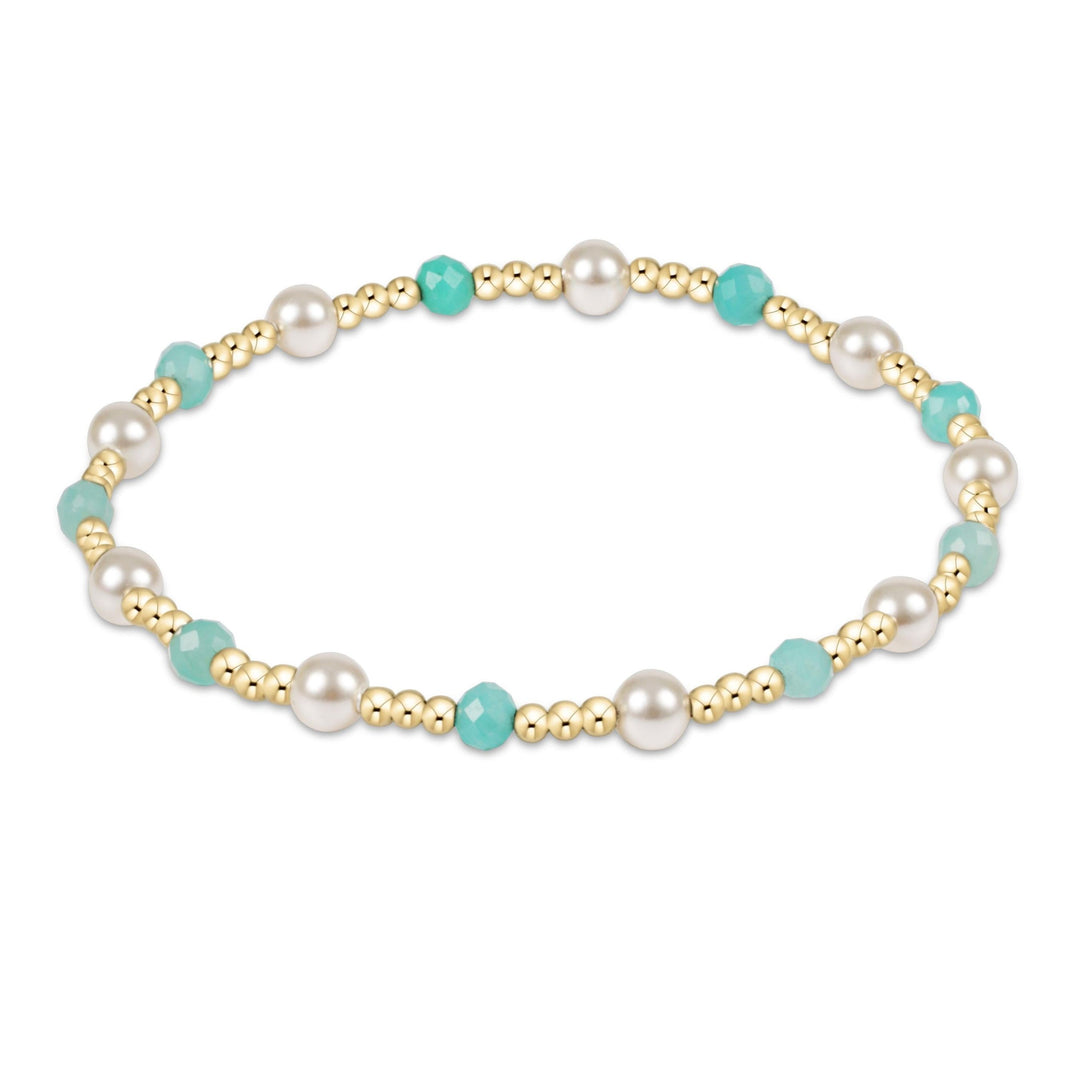 Extends - Sincerity Pearl Gemstone Bracelets Womens Bracelet ENewton Amazonite 