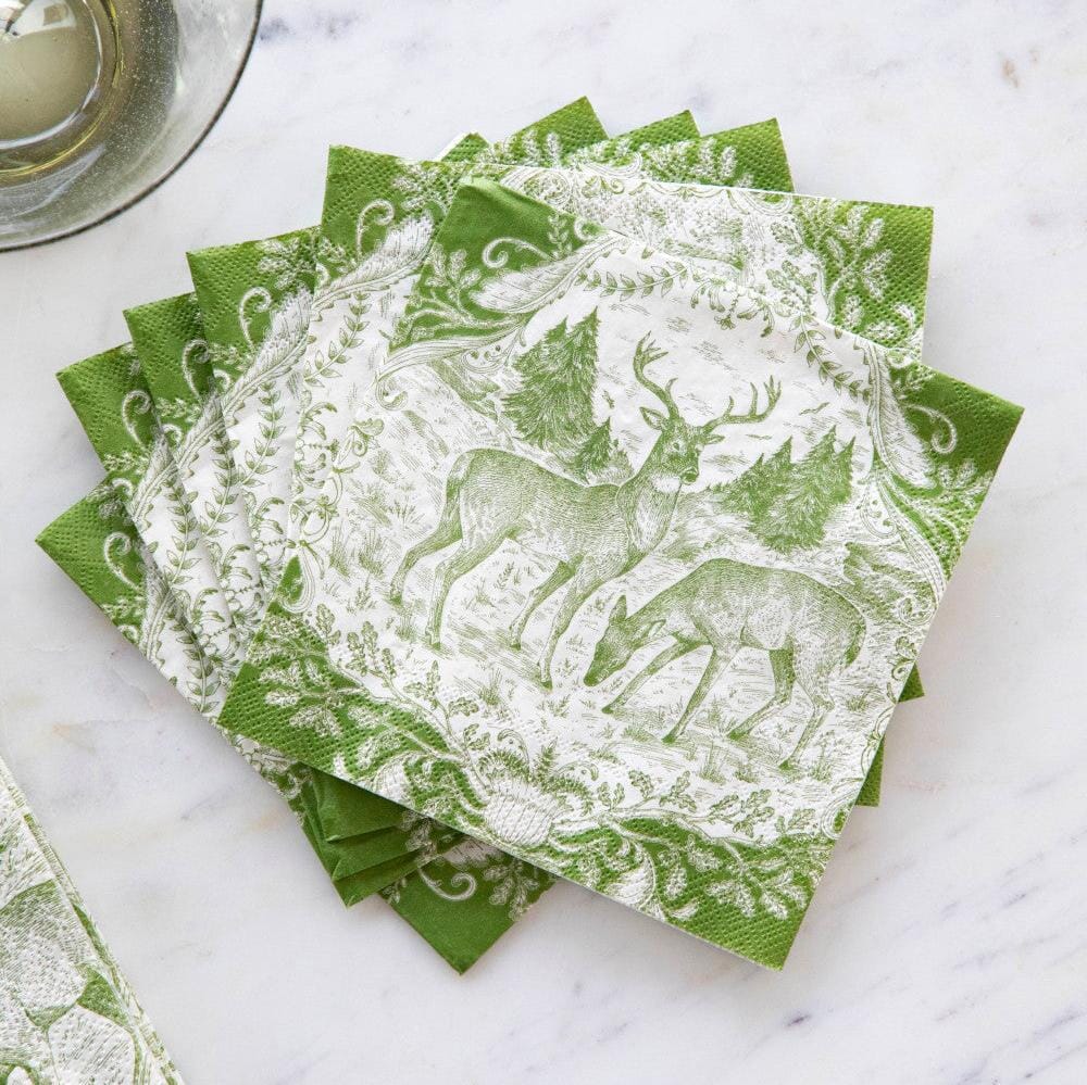 Fable Toile Cocktail Napkins Cocktail Napkins Hester and Cook 