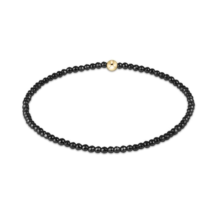 Faceted Hematite 2mm Bead Bracelet Womens Bracelet ENewton 
