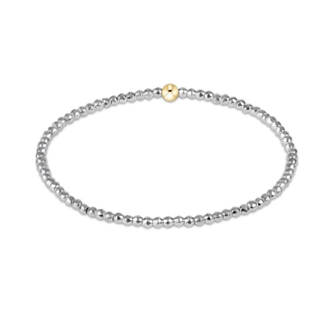 Faceted Hematite 2mm Bead Bracelet Womens Bracelet ENewton 