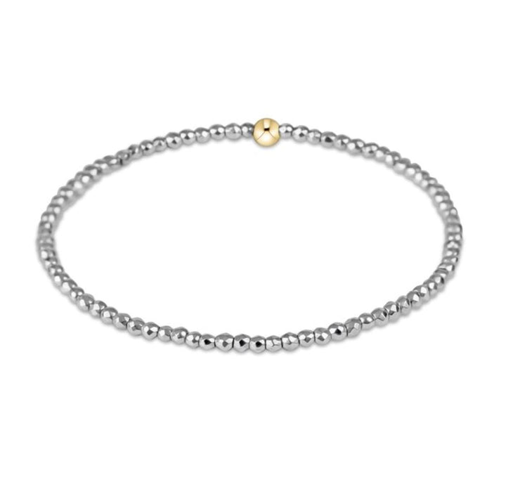 Faceted Hematite 2mm Bead Bracelet Womens Bracelet ENewton 