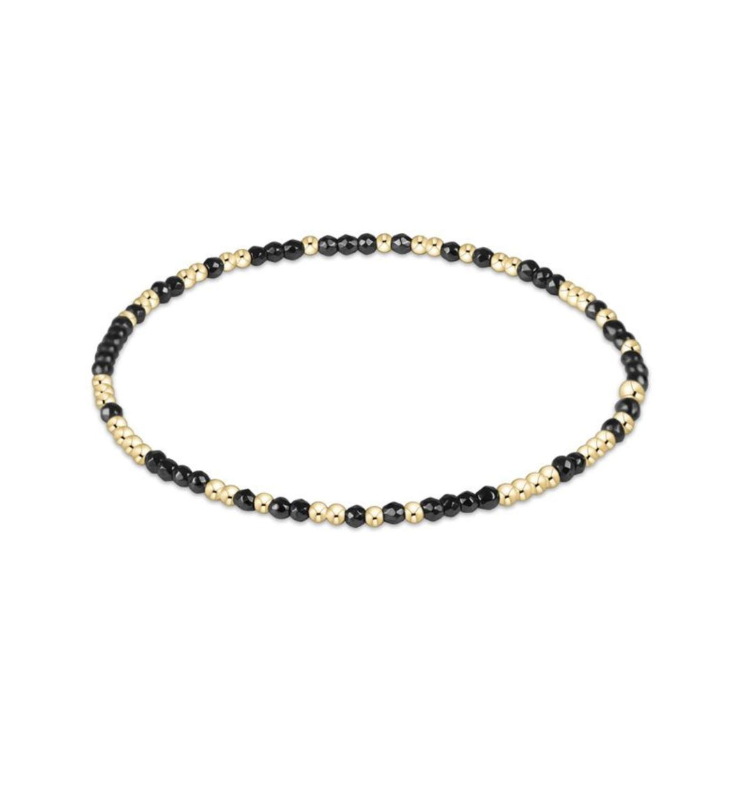 Faceted Hematite Hope Unwritten 2mm Bead Bracelet Womens Bracelet ENewton Faceted Hematite 