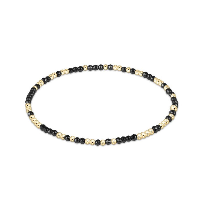 Faceted Hematite Hope Unwritten 2mm Bead Bracelet Womens Bracelet ENewton Faceted Hematite 