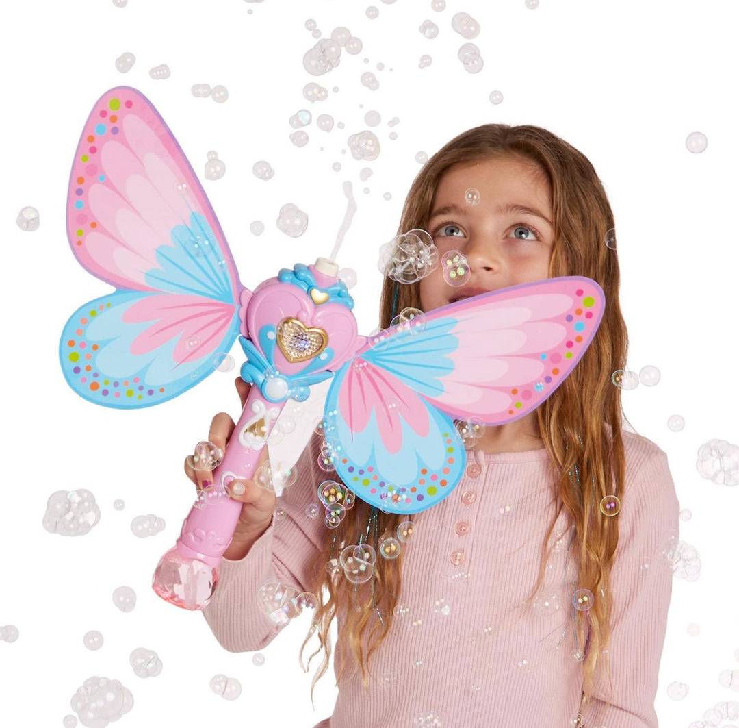 Fairy Butterfly LED Illuminating Bubble Wand Blower Activity Toy Two's Company 