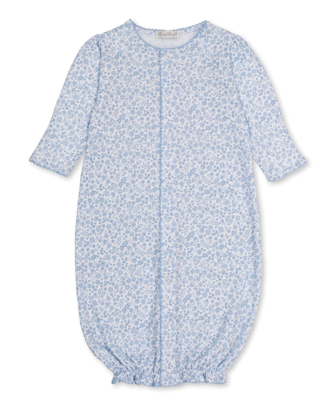 Fall Blooms Blue Converter Gown Girl Converter Gown Kissy Kissy 