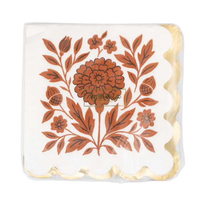 Fall Flora Cocktail Napkin Cocktail Napkins My Mind's Eye 