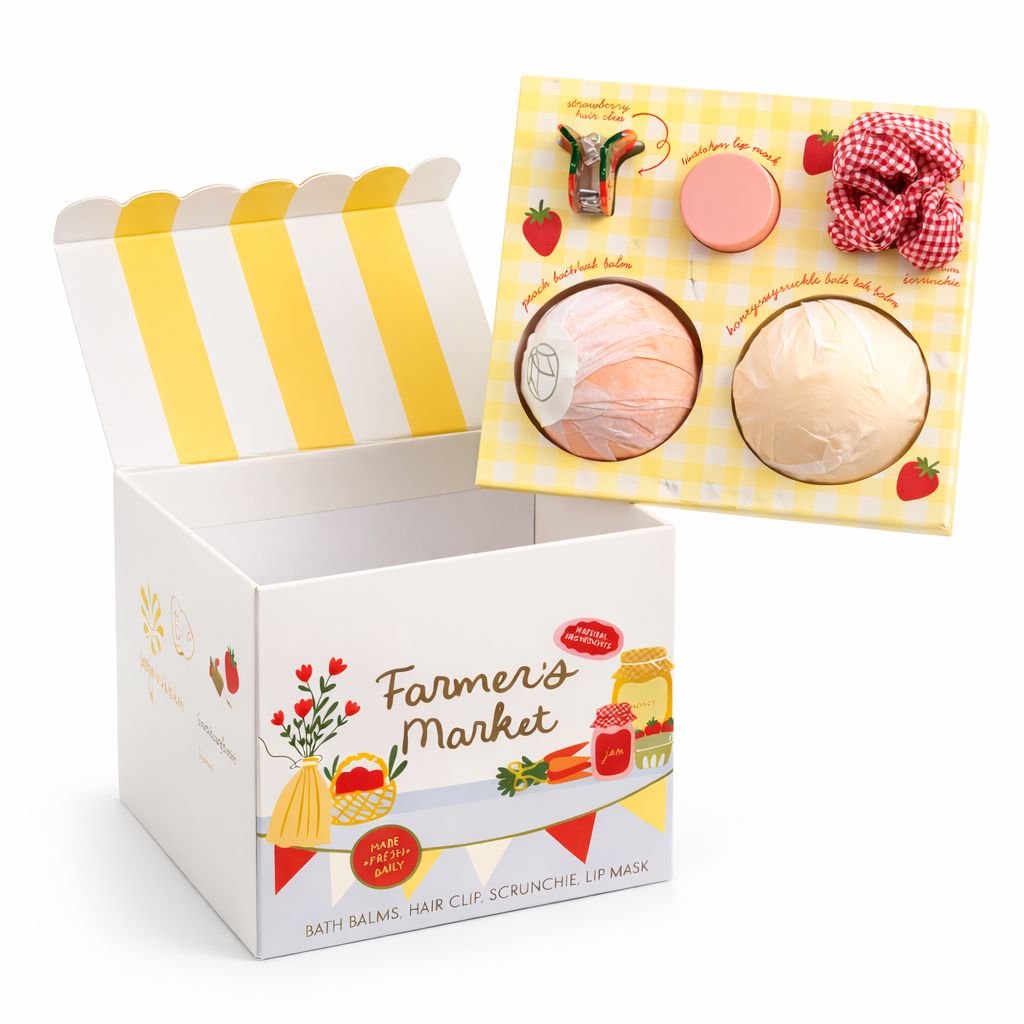 Farmers Market Gift Set Bath Bomb Musee 