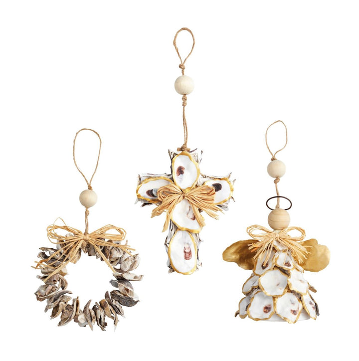 Figural Oyster Ornaments Christmas Ornament MudPie 