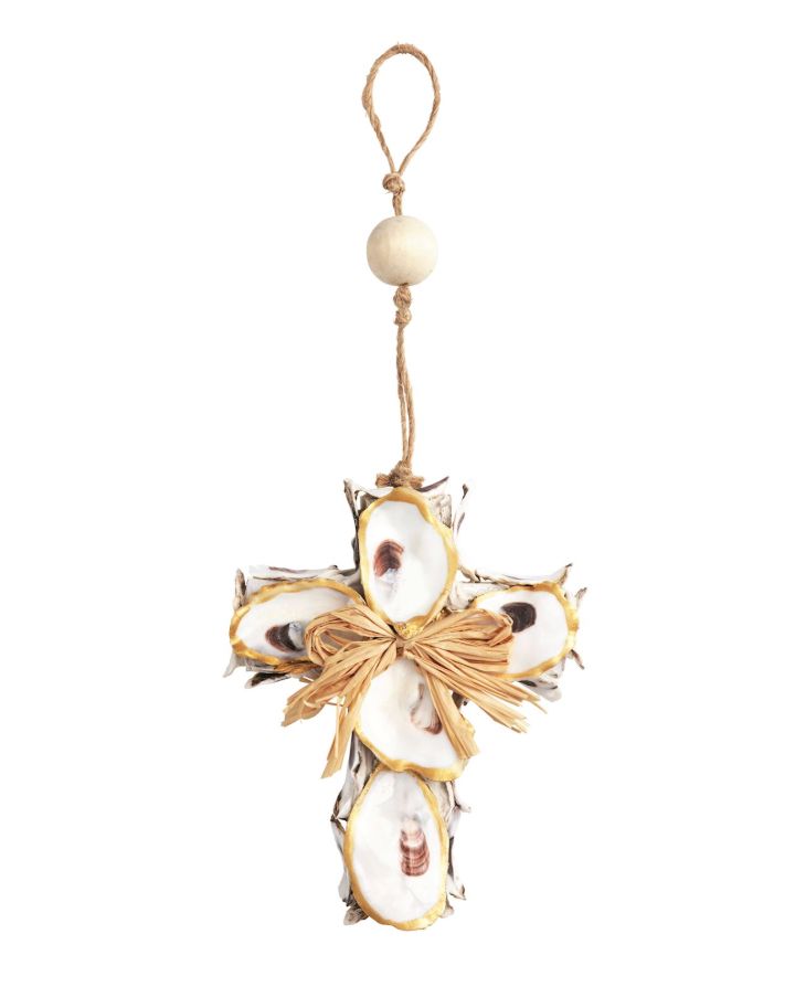 Figural Oyster Ornaments Christmas Ornament MudPie Cross 