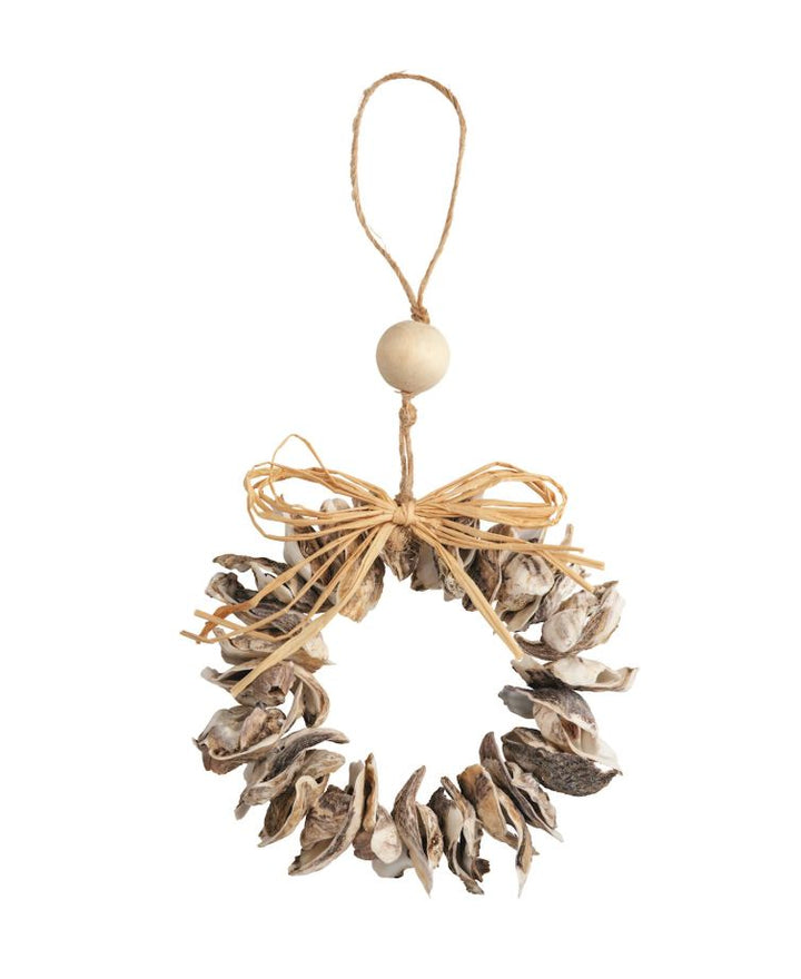 Figural Oyster Ornaments Christmas Ornament MudPie Wreath 