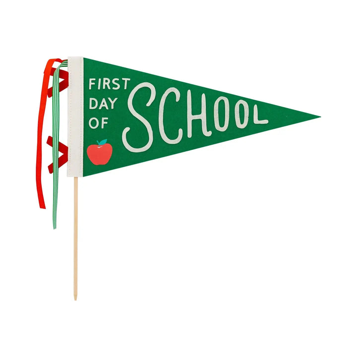 First Day of School Felt Pennant Party Decorations My Mind's Eye 