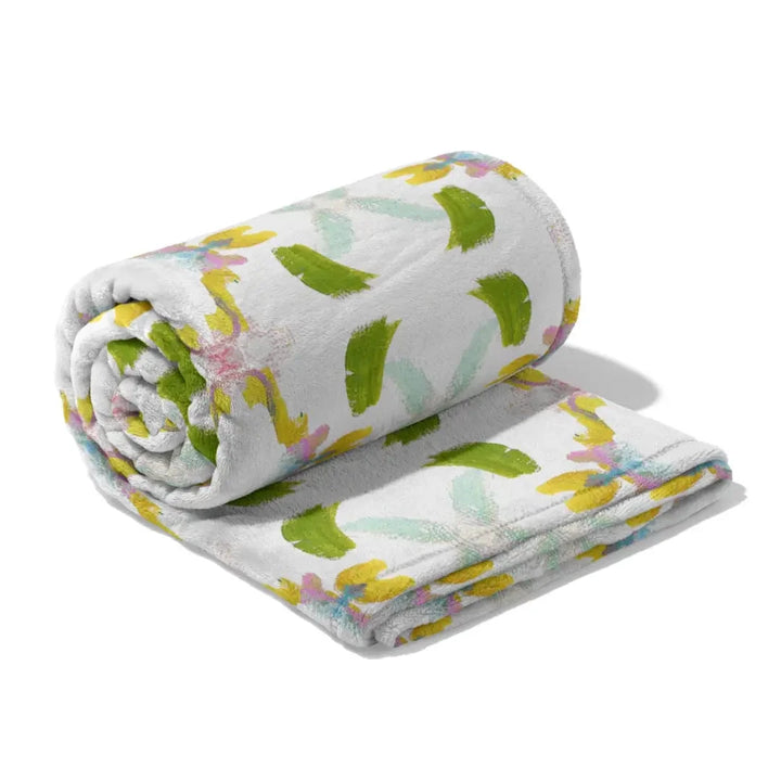 Fleece Blanket - Dogwood Blanket Laura Park Design 