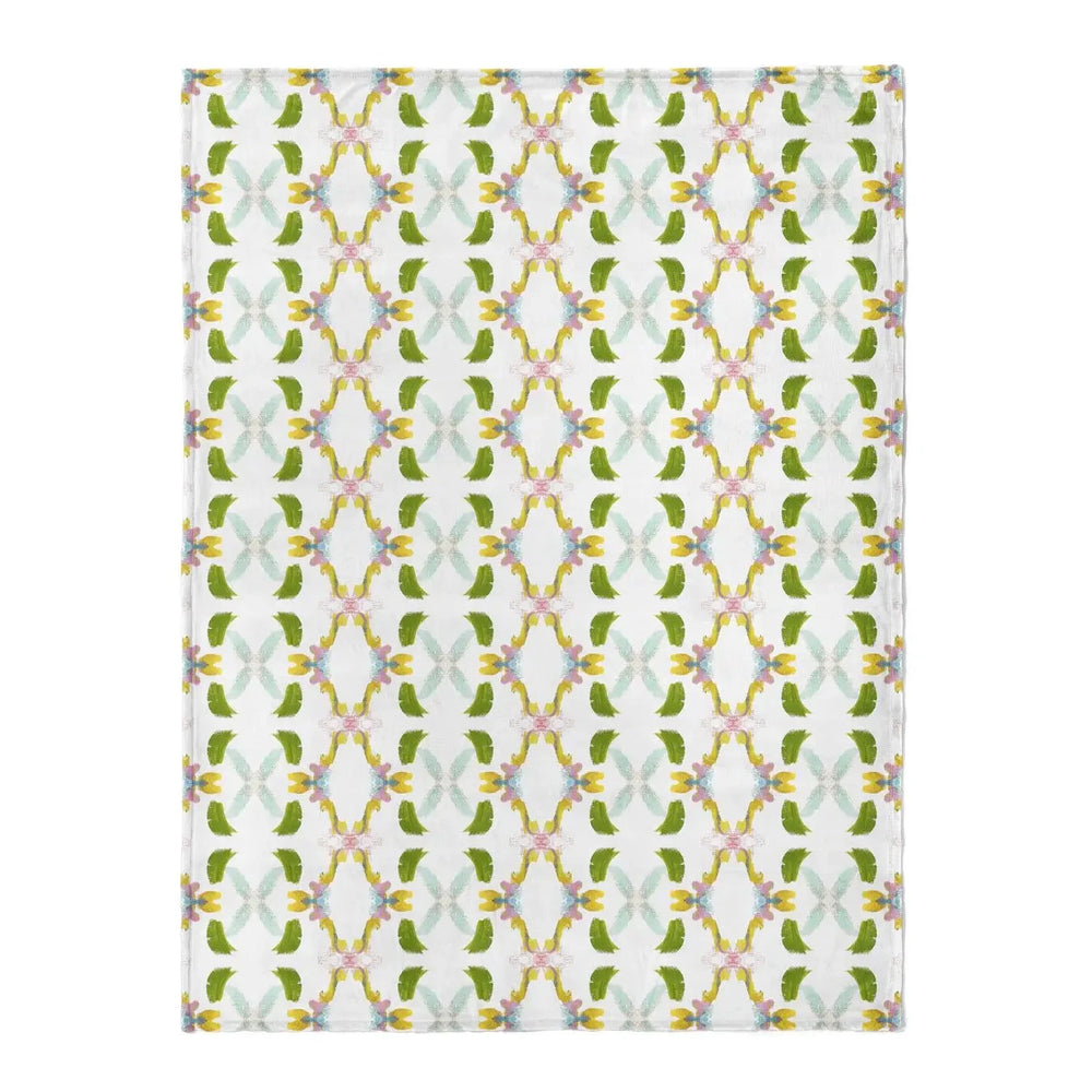 Fleece Blanket - Dogwood Blanket Laura Park Design 