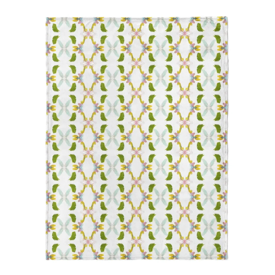 Fleece Blanket - Dogwood Blanket Laura Park Design 