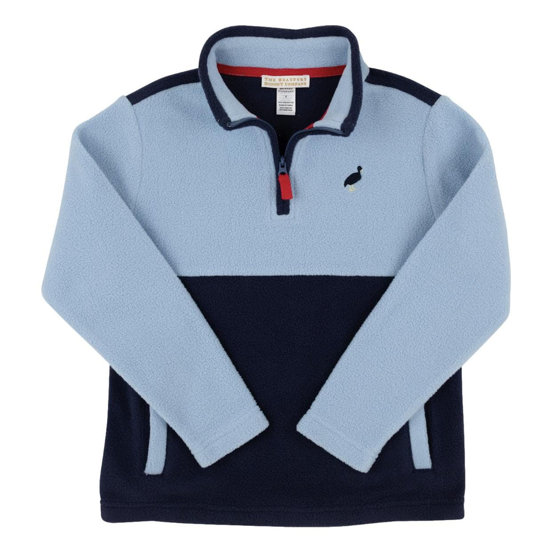 Fleece Half Zip - Barrington Blue Boy Sweater Beaufort Bonnet 