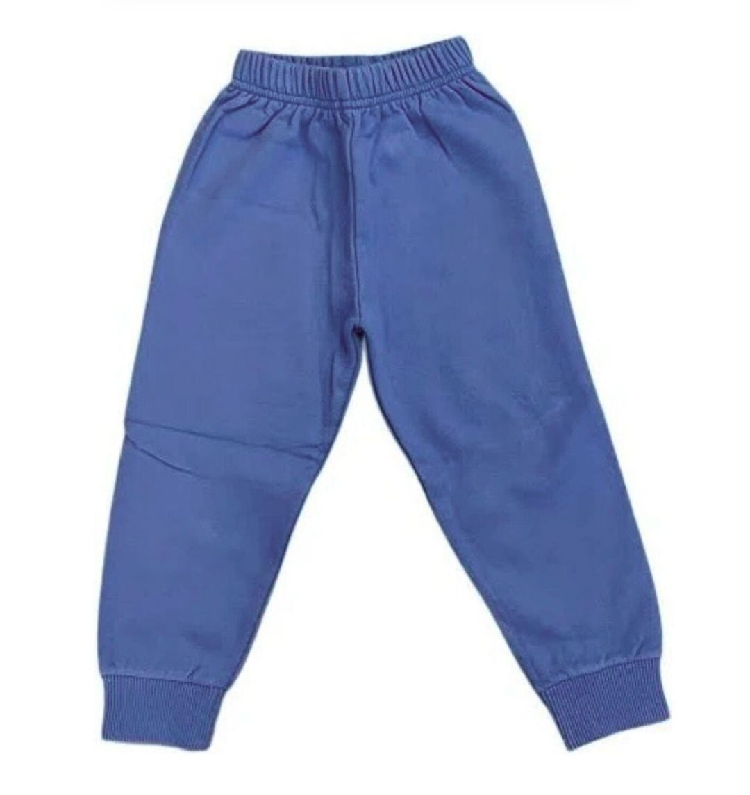 Fleece Solid Sweatpants - Denim Boy Pants Luigi 