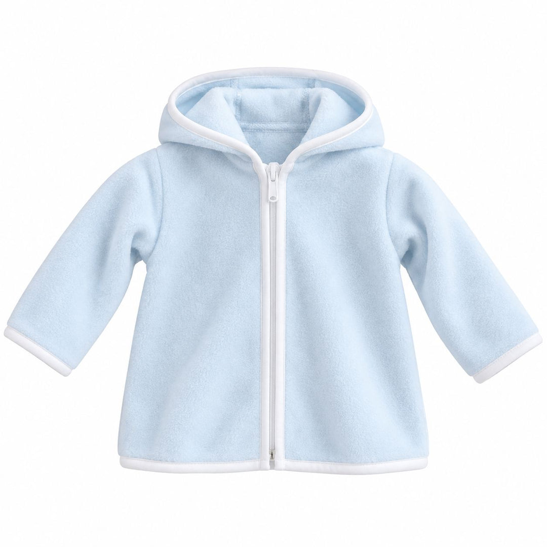 Fleece Zip Up Jacket - Blue Boy Jacket Terry Tots 