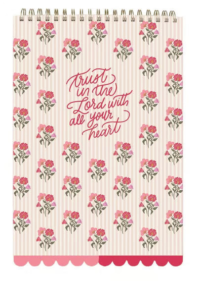 Flip Notepad 2 in 1 Journal Mary Square Trust In The Lord 