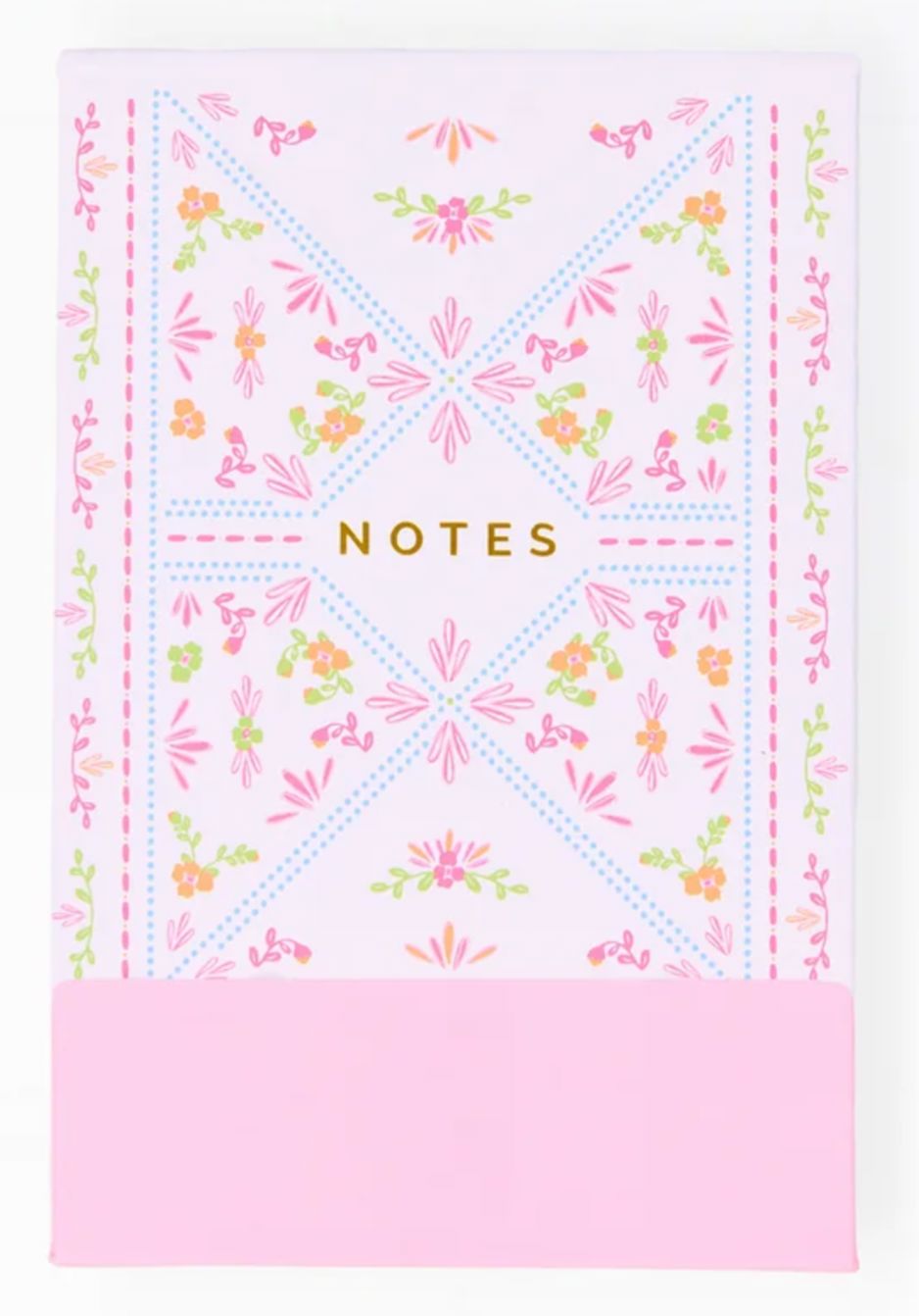 Flip Notepad - Floral Stitch Journal Mary Square 