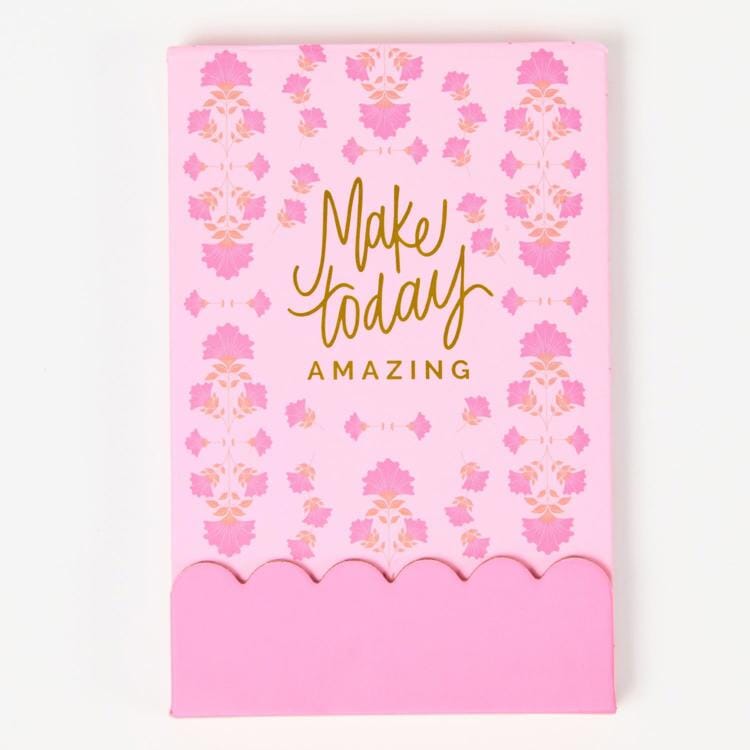 Flip Notepad - Make Today Amazing Journal Mary Square 