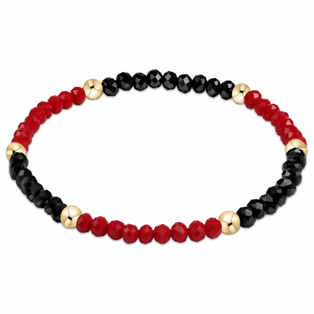 Flirty Presence Gameday Bracelet - Red and Black Womens Bracelet ENewton 