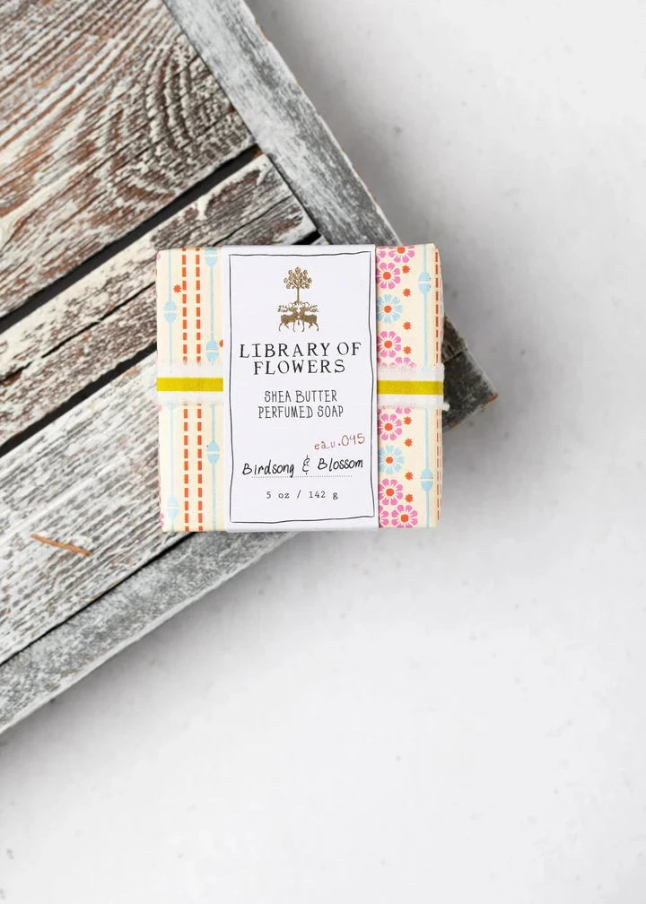 Floral Stripe Square Soap Bath Soap Lollia 