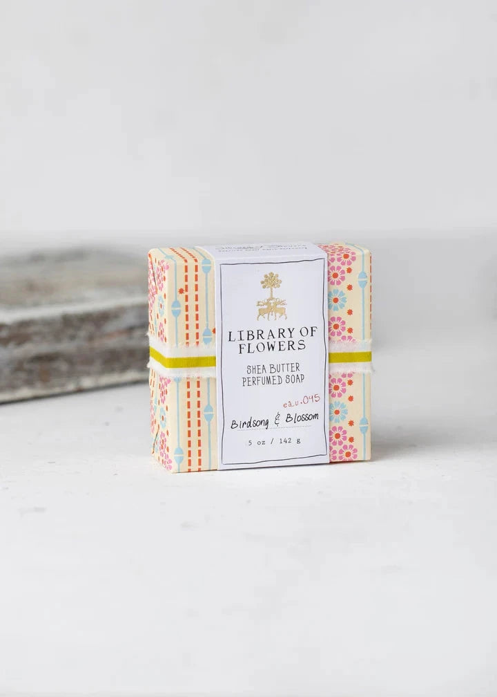 Floral Stripe Square Soap Bath Soap Lollia 