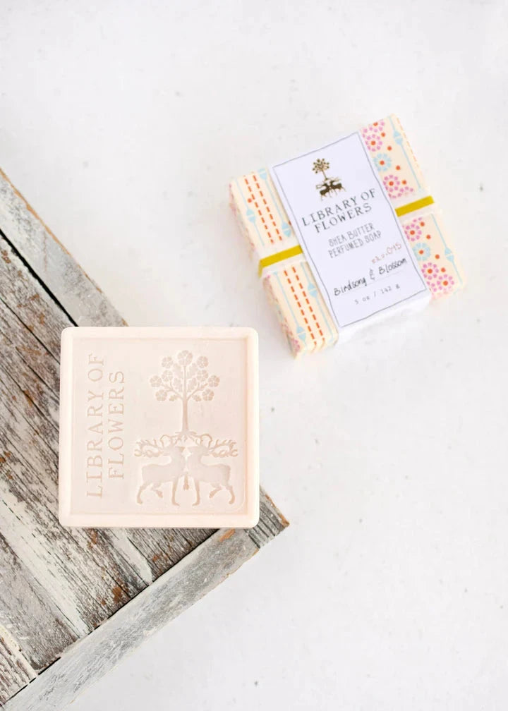 Floral Stripe Square Soap Bath Soap Lollia 