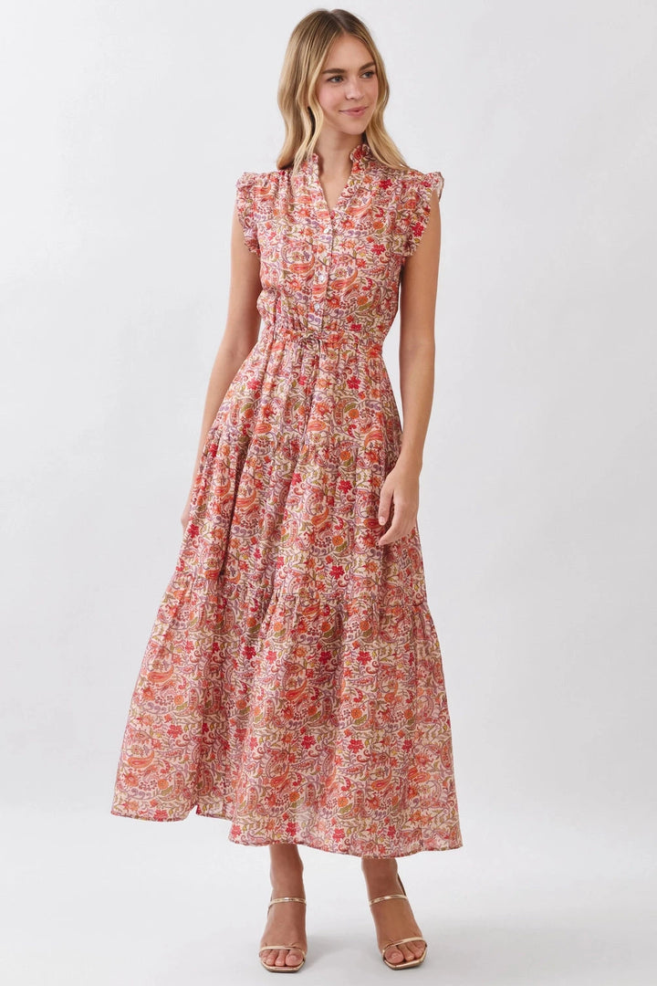 Floral Tiered Maxi Dress Womens Dress Pinch 