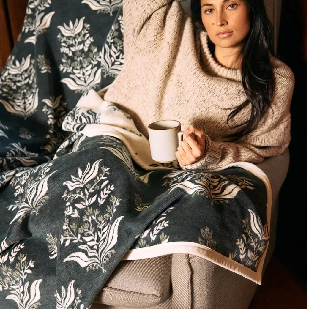 Florence Blockprint Blanket Blanket ChappyWrap 