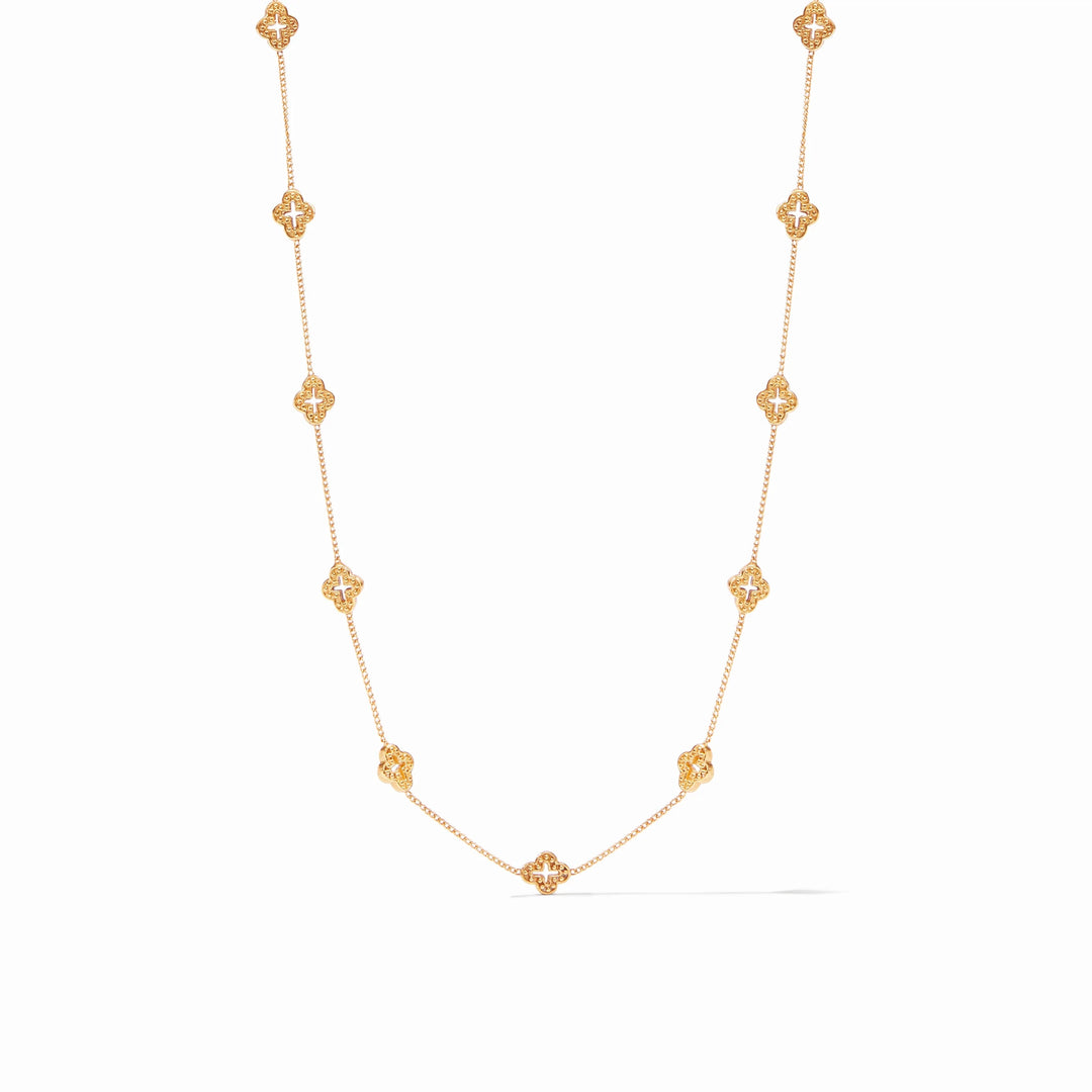 Florentine Demi Delicate Station Necklace - Gold Womens Necklace Julie Vos 