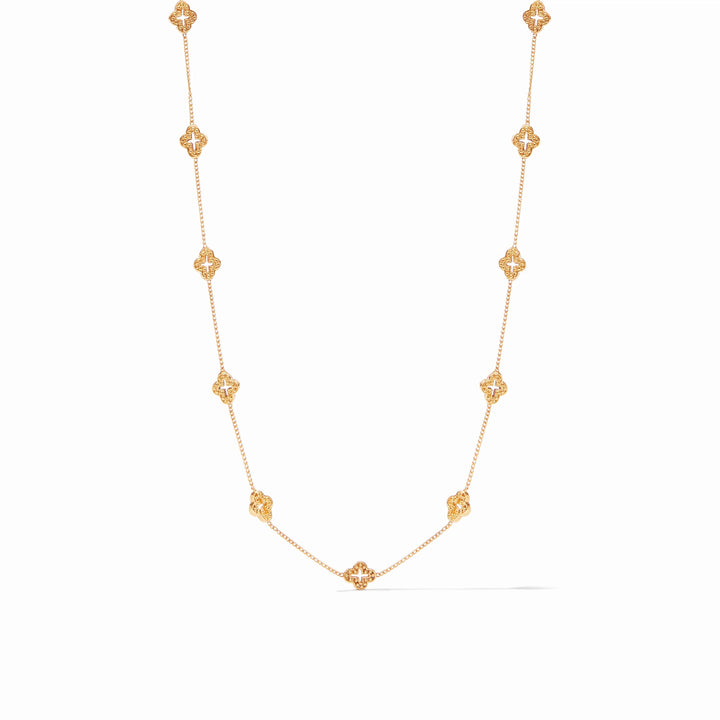 Florentine Demi Delicate Station Necklace - Gold Womens Necklace Julie Vos 