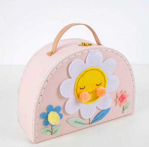 Flower Embroidery Suitcase Kit Artwork Meri Meri 