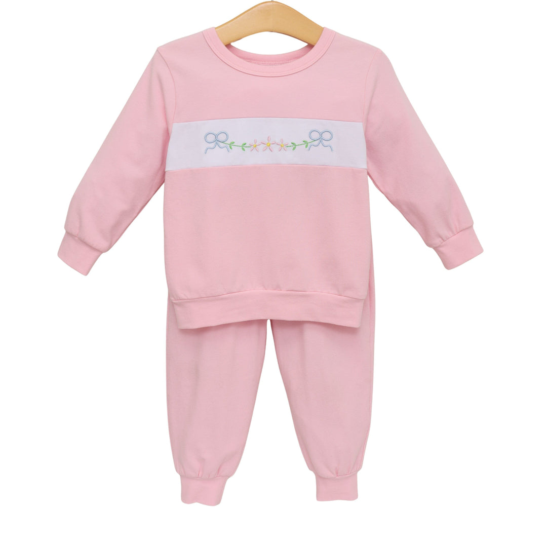 Flower Jogger Set Girl Pant Set Trotter Street Kids 
