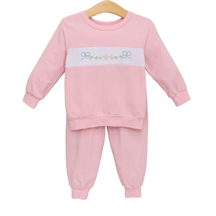 Flower Jogger Set Girl Pant Set Trotter Street Kids 