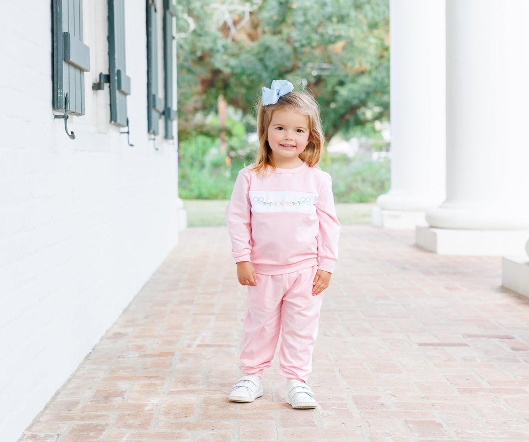 Flower Jogger Set Girl Pant Set Trotter Street Kids 