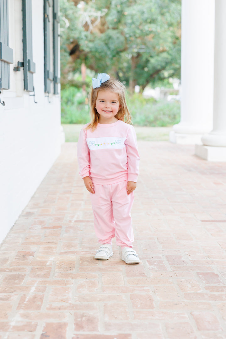 Flower Jogger Set Girl Pant Set Trotter Street Kids 
