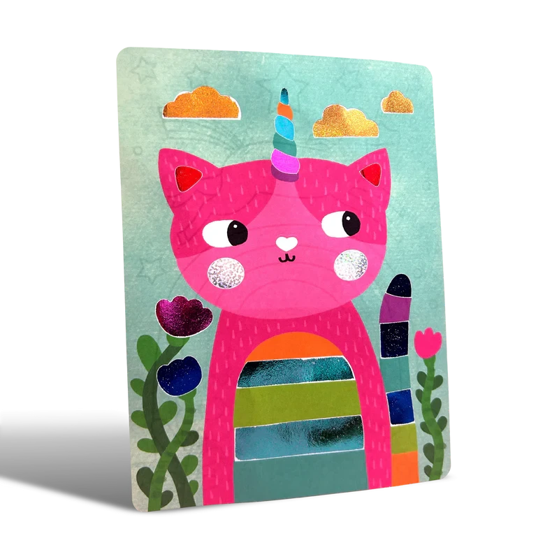 Foil-tastic Foil Art & Coloring Set - Whimsical World Activity Toy Ooly 
